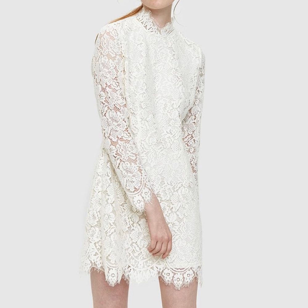Ganni White Lace Dress - Like New